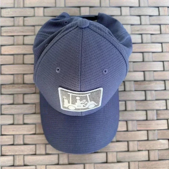 Travis Mathew Men's El Capitan Hat SnapBack Navy Hat 110 Flexfit Tech Polyester - Picture 4 of 7